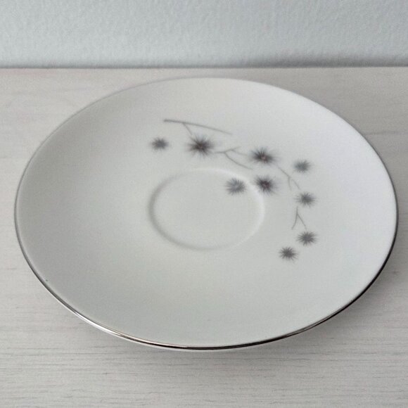 Vintage Platinum Star Burst by Creative Tea Saucer Plate - Picture 2 of 3